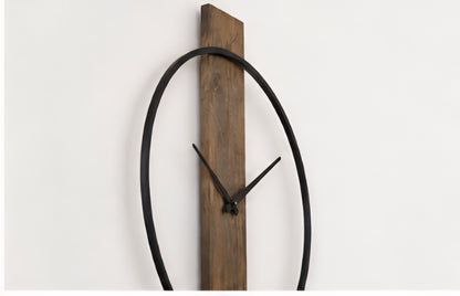 Modern Minimalist Wooden Wall Clock