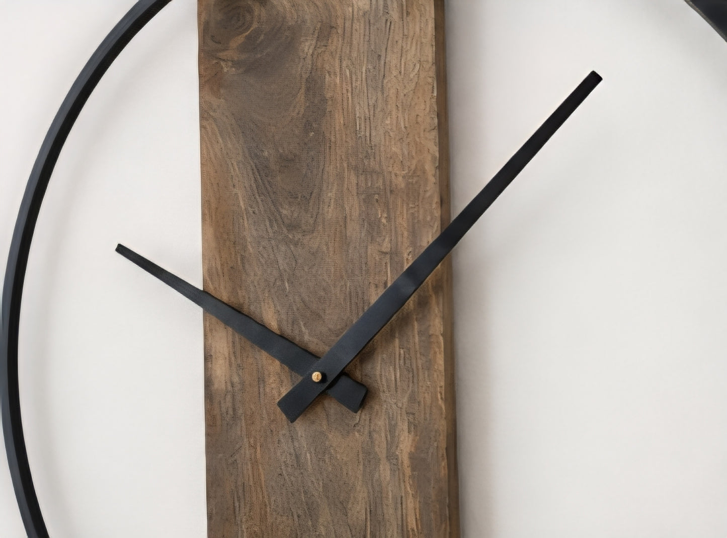 Modern Minimalist Wooden Wall Clock