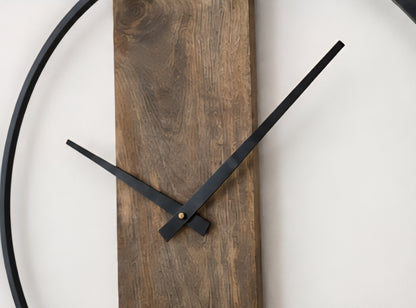 Modern Minimalist Wooden Wall Clock