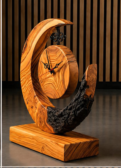 Handcrafted Moon Clock