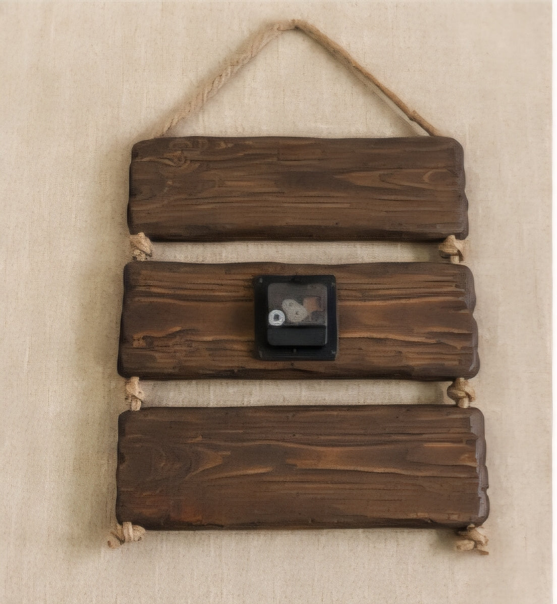 Rustic  Wooden Wall Clock