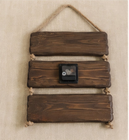 Rustic  Wooden Wall Clock
