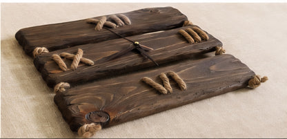Rustic  Wooden Wall Clock