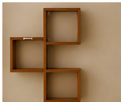 Modern Wooden Floating Wall Shelf